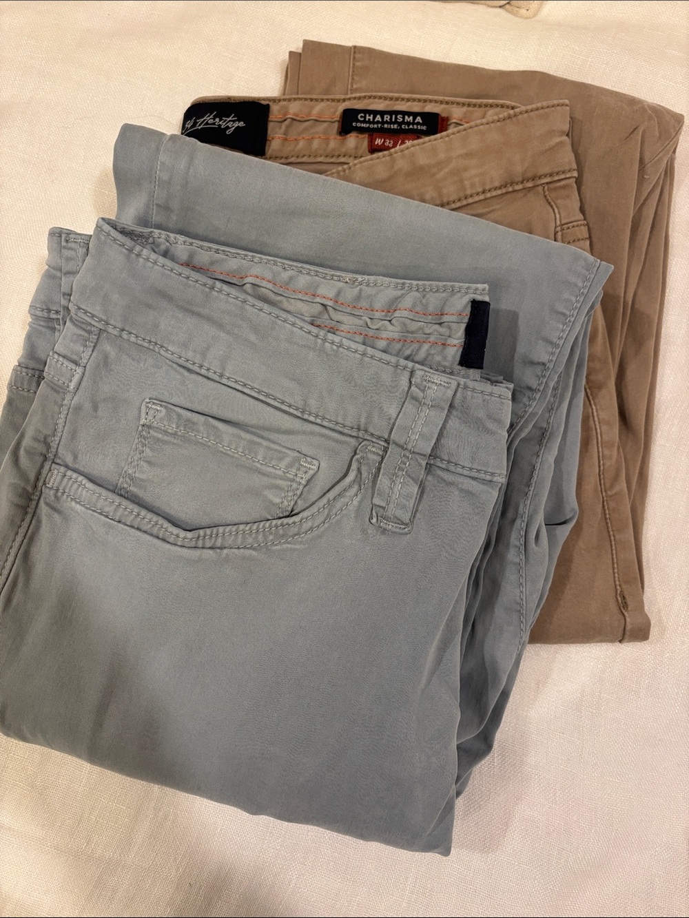34 HERITAGE CHARISMA Comfort-Rise Classic Jeans-2 Pair
